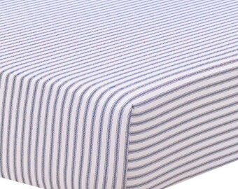 stripe crib sheet