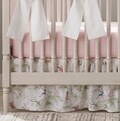 Nursery Rhyme Toile Gathered Crib Skirt