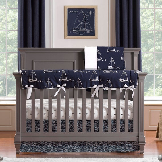 sailboat nursery bedding