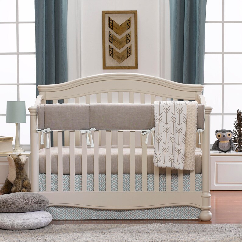 woodland baby bedding