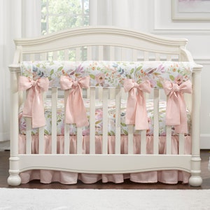 Oversized Crib Bows | Bassinet Bows | Curtain Bows | Pre-Tied | Lightly Stuffed