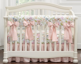 Crib rail sale cover set