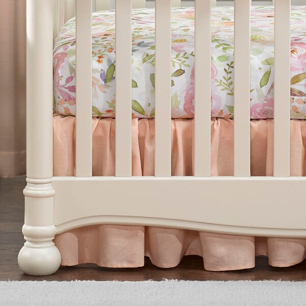 Preppy Summer Ruffled Crib Skirt