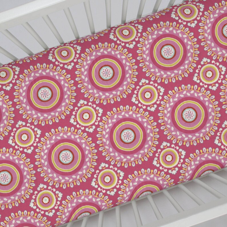 Kumari Garden Jeevan Crib Sheet Floral Crib Sheets Etsy