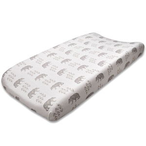 Cubby Contoured Changing Pad Cover | Gender Neutral Crib Bedding | Woodland Changing Pad Cover | Woodland Nursery