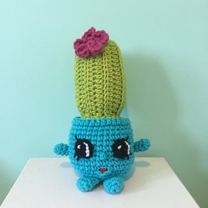 Prickles - Shopkins haakpatroon, cactus haakpatroon, cactus bloempot groene plant