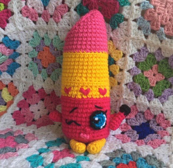 shopkins lipstick plush