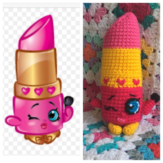 shopkins lipstick plush