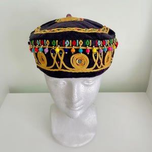 Fez Hat, Turkish Fez Hat, Ottoman Costume Hat, Tarboosh, Moroccan Cap, Event Hat, Vintage Style Headwear, Themed Party Hat, Fancy Dress Hat
