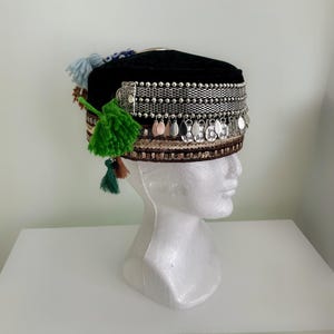Fez Hat, Turkish Fez Hat, Ottoman Costume Hat, Tarboosh, Moroccan Cap, Event Hat, Vintage Style Headwear, Themed Party Hat, Fancy Dress