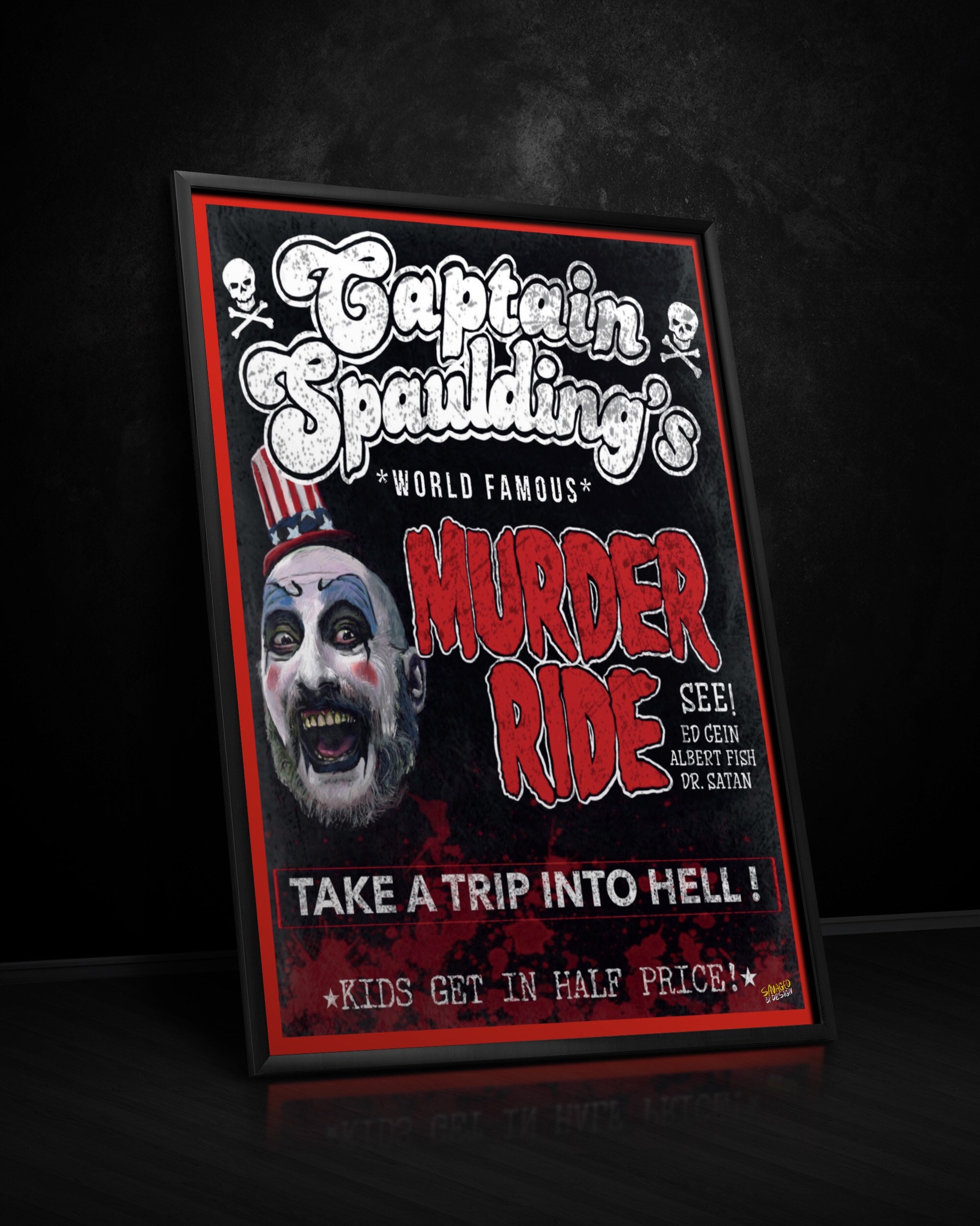 Captain Spaulding's Murder Ride print | Etsy
