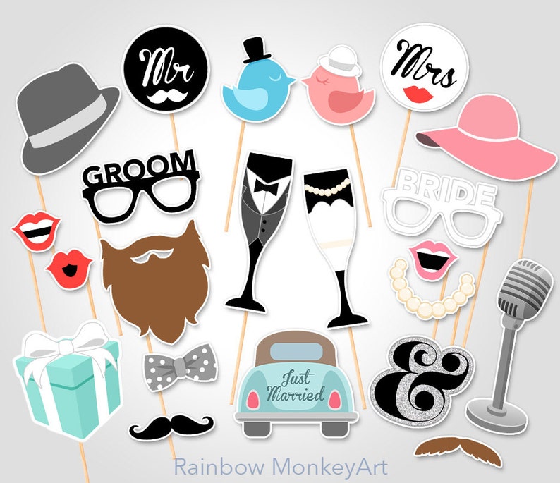 Printable Wedding ceremony Picture Booth Props - Marriage Image Booth Props - Bridal Shower Photobooth Props - Bachelorette Social gathering Props picture regarding Free Printable Wedding Photo Booth Props identify Printable Marriage ceremony Picture Booth Props - Marriage Photograph Booth Props - Bridal Shower Photobooth Props - Bachelorette Bash Props