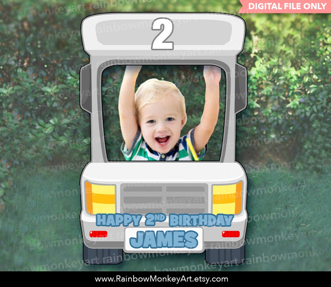 Printable Cargo Van Photo Booth Frame Passenger Van Photo Booth Frame Family Van Selfie Frame