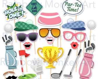 Printable Golf Photo Booth Props - Golf Party Photobooth Props - Golf Printable Props - Golf Props - Sports Props - Golf Party