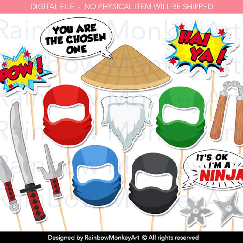 Ninja Decorations Printable