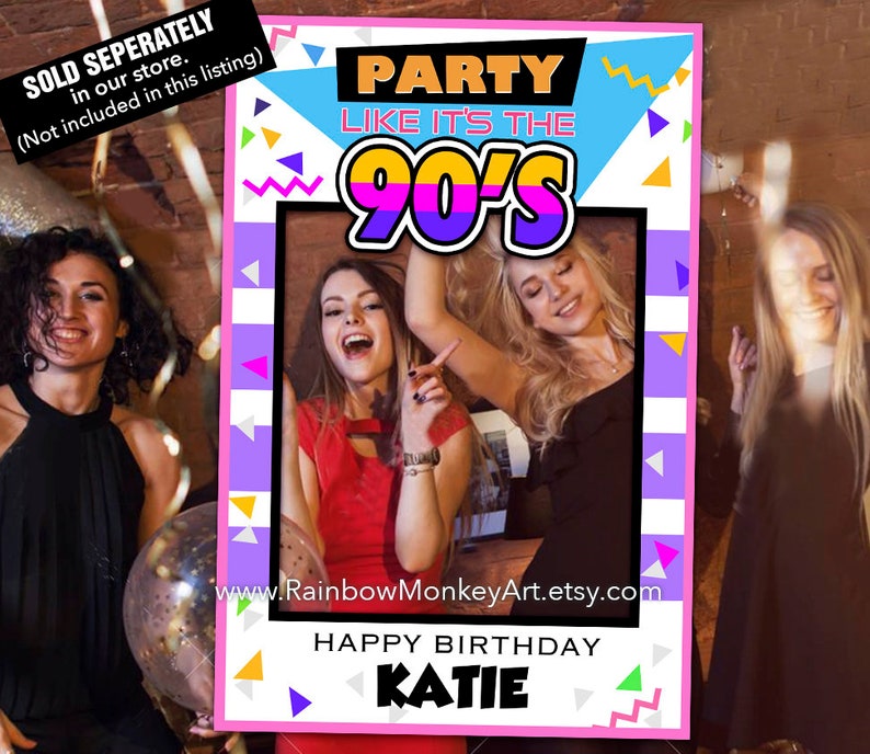 Printable 90s Photo Booth Props 90's Style Photobooth - Etsy New Zealand