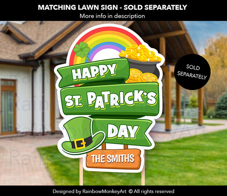 St Patrick's Day Party Celebration Printable Photobooth Props St Patrick's Day Party Photo Booth Props Irish Party Photo Booth Props zdjęcie 2