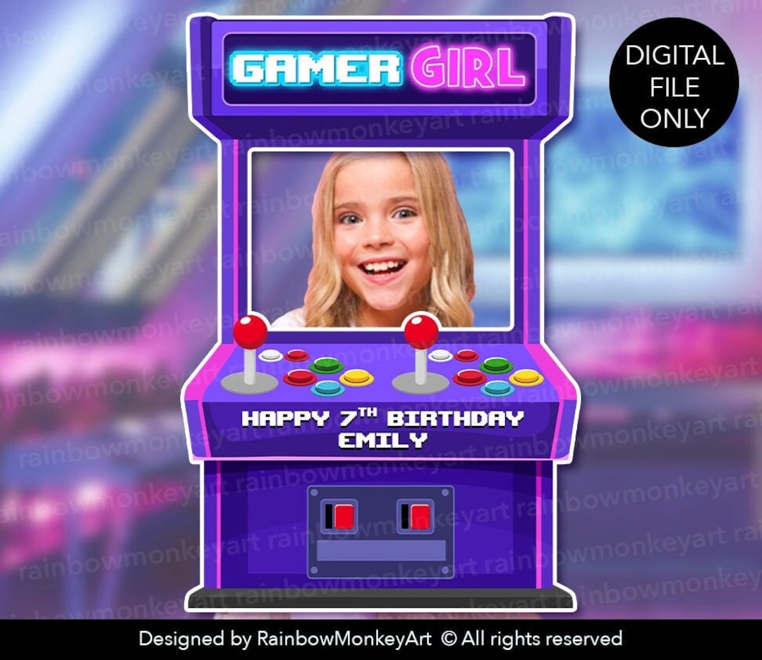 Printable Arcade Photo Booth Frame Game Arcade Photo Booth Frame Gaming