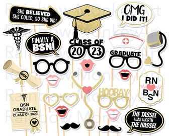 Nursing Photo Booth Props - Etsy