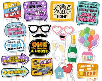 Printable Potluck Party Photo Booth Props Potluck Photobooth Props ...