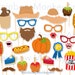 Printable 80s Photo Booth Props 80's Style Photobooth Props 80s Printable Props Retro Photo ...