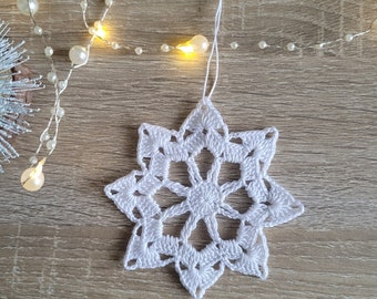 Crochet snowflake, Christmas tree decoration,Lovely present