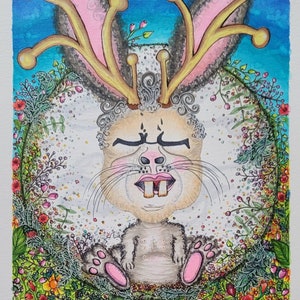 Spoiled Jackelope Fine Art High Quality Super Colorful Print Floral Limited Edition Prints