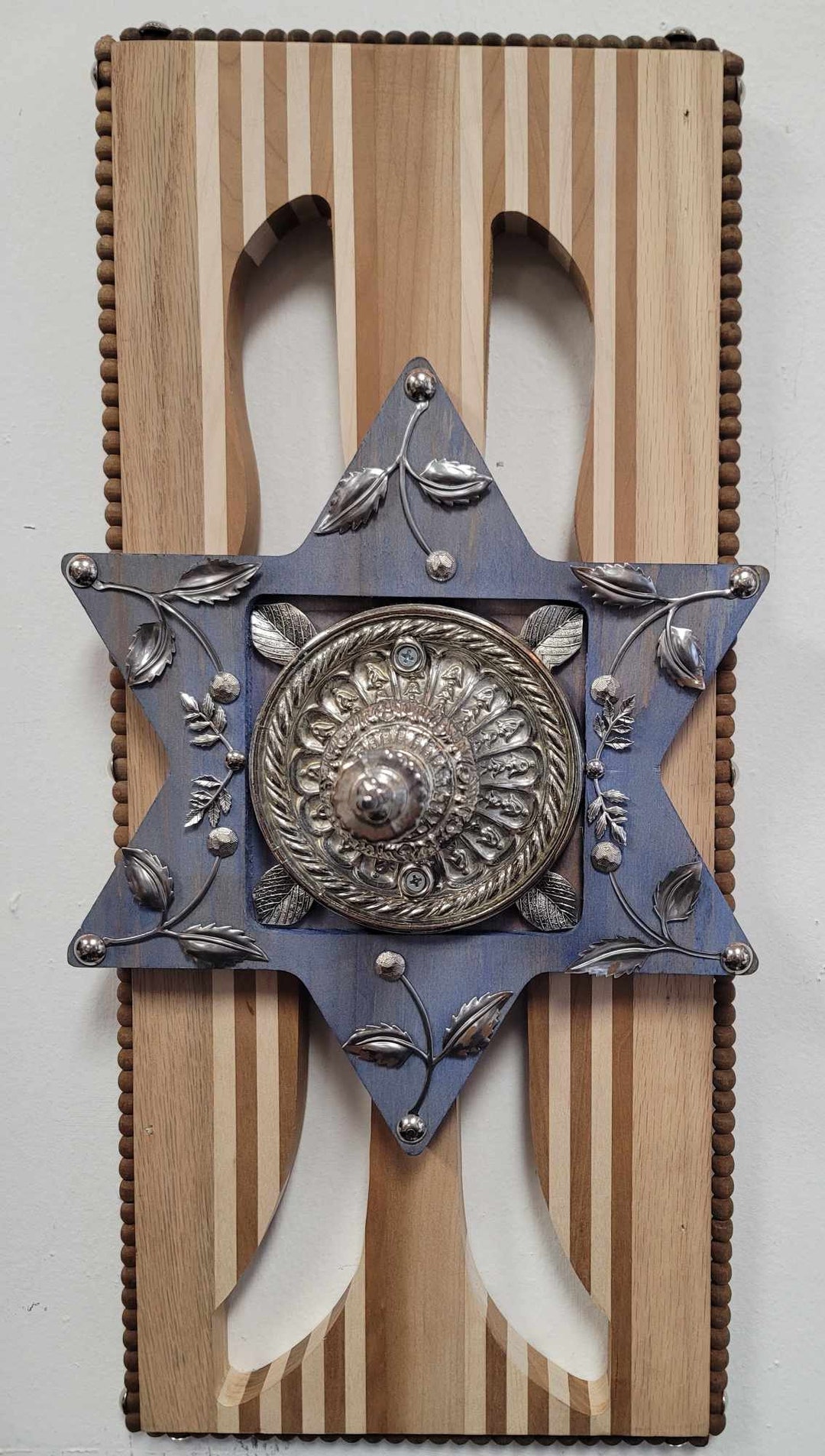 Humanity Repurposed Found Object Assemblage Wall Sculpture Wood Star ...