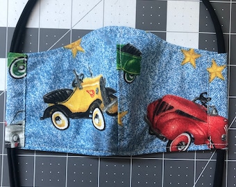 Cars & Planes Child Size Face Mask