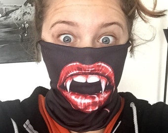 Vampire Lips Neck Sleeve