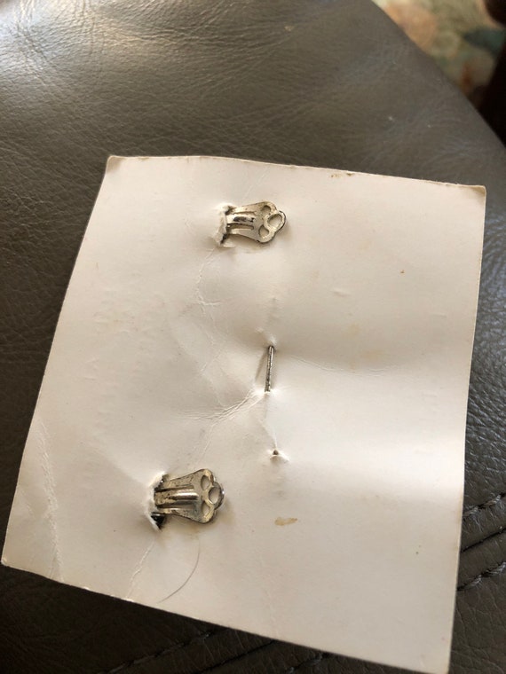 Irish Connemara Marble Pin and Clip Earring Set - image 4