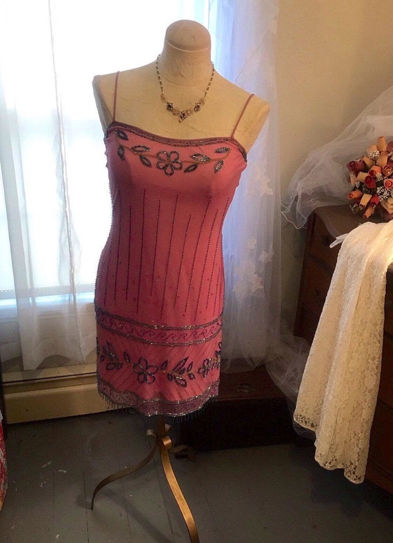 Betsey Johnson Beaded Slip Dress - Size 6 - Bet