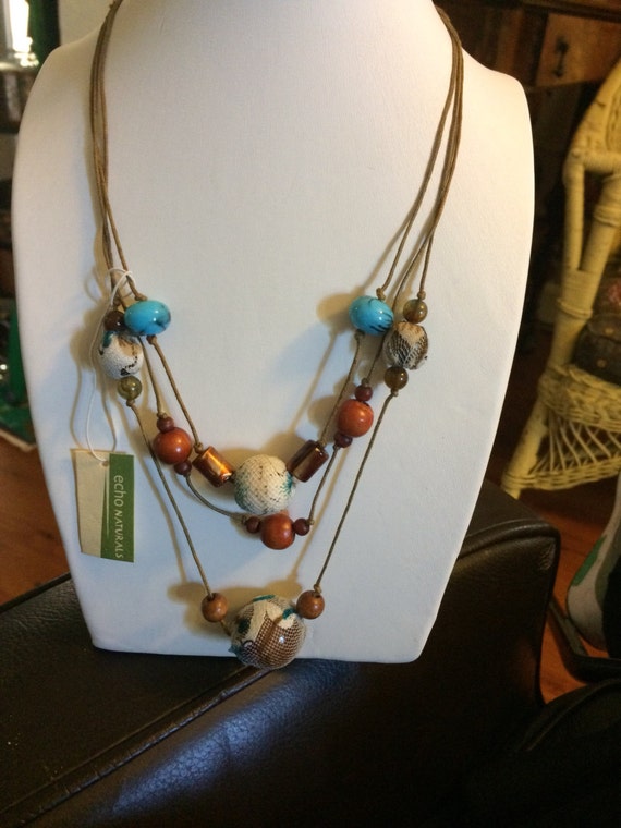 Natural Necklace - Handmade Echo Natural Necklace… - image 2