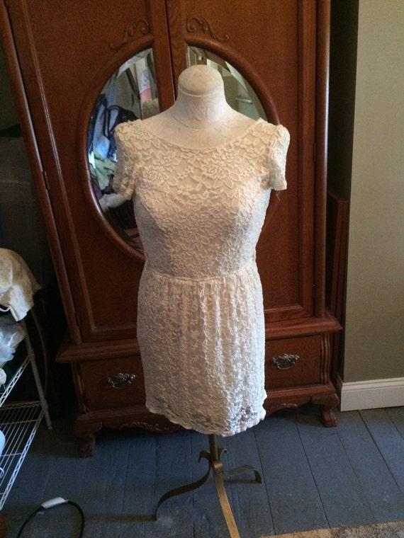 Vintage Dress - American Rag Size Small Lace Dress