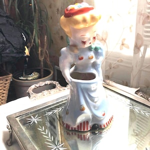 Vintage Lady Planter Vase - Japan