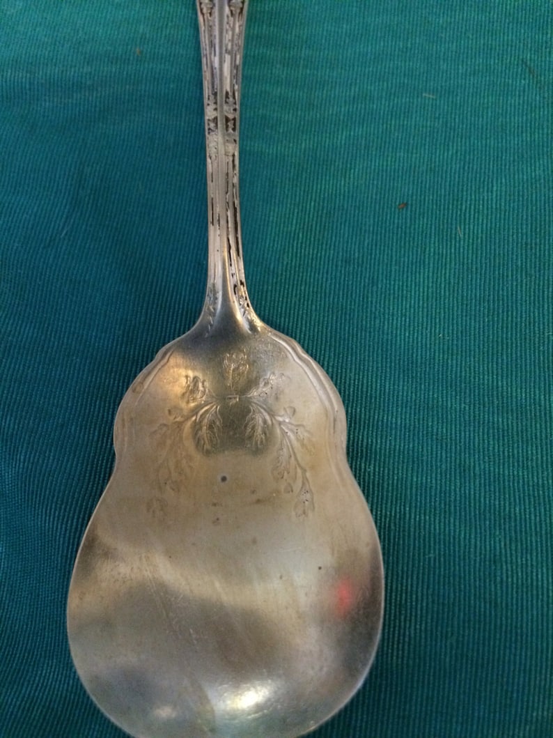 Antique Fancy Rogers Silver Plate Sugar Spoon Etsy