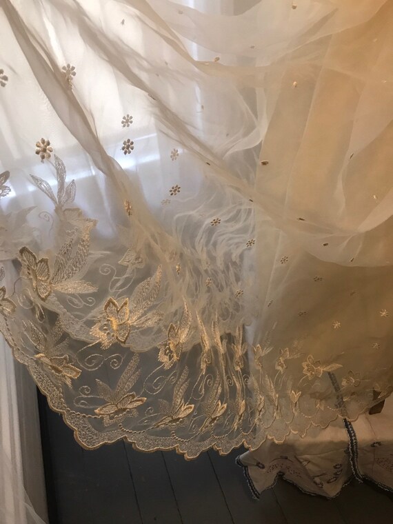 SALE - 42. Beautiful Ivory Lace Dress Jr. Size 7 … - image 4