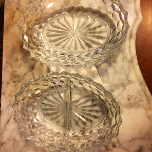 Fostoria - Two Vintage American Fostoria Serving Pieces Dishes