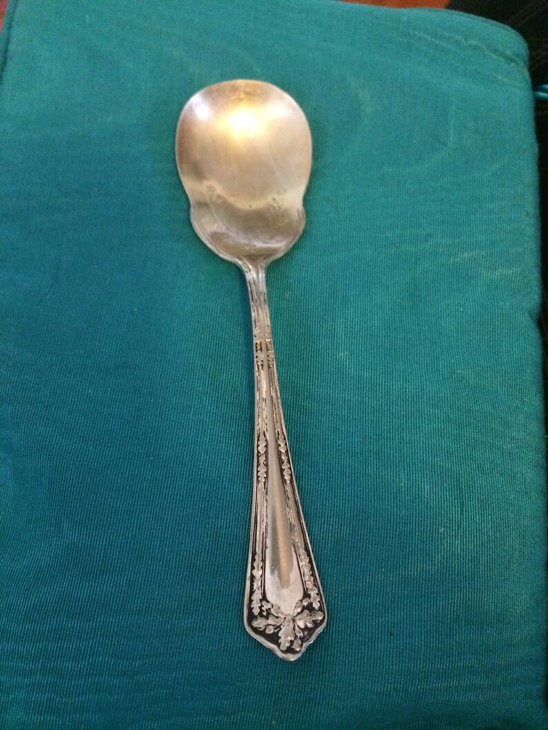 Antique Fancy Rogers Silver Plate Sugar Spoon Etsy