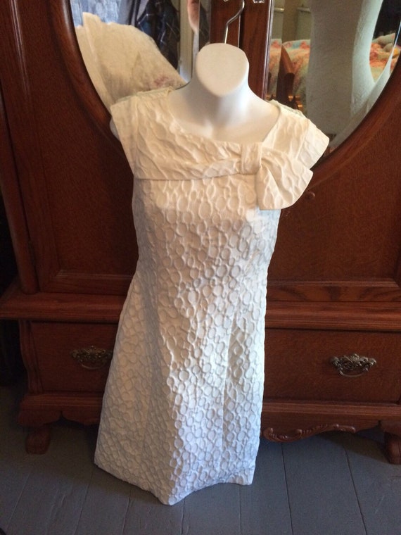 Sandra darren white clearance dress