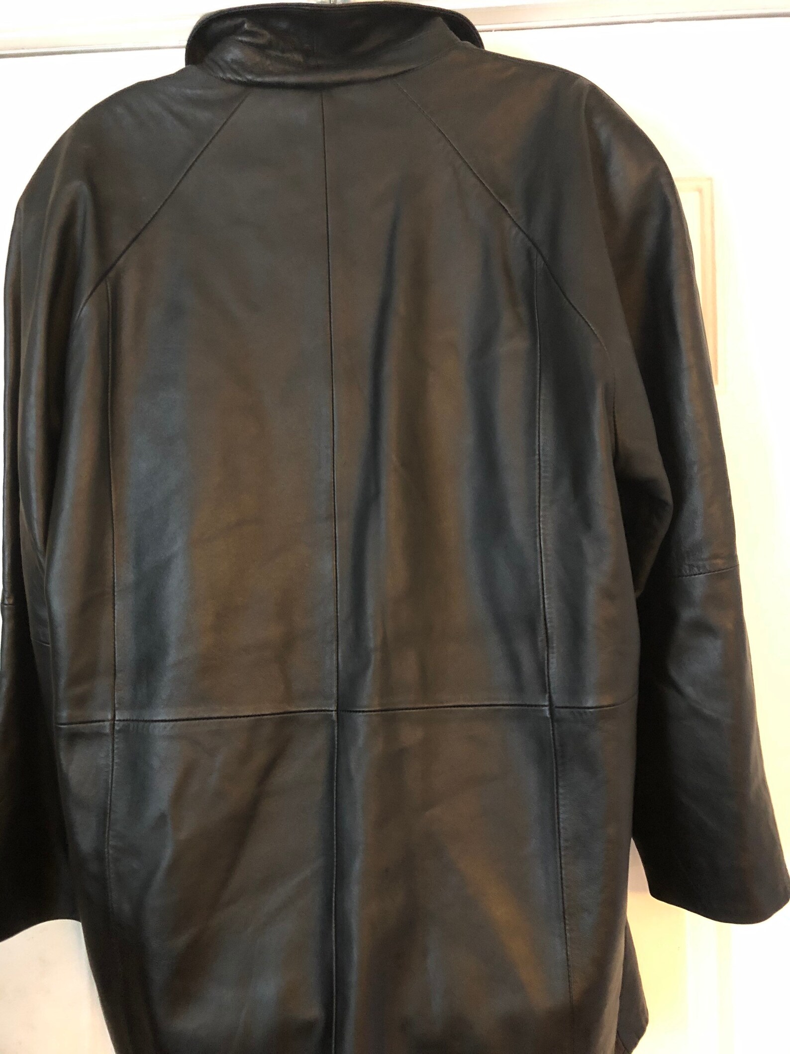 Mens Carlo Amboldi Black Leather Jacket Size: M | Etsy