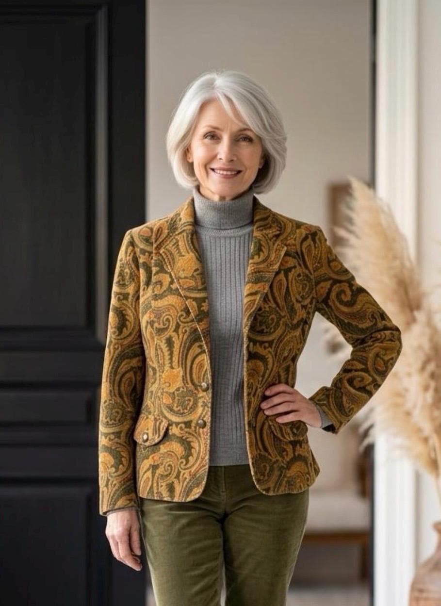 Womens Paisley Blazer - Etsy