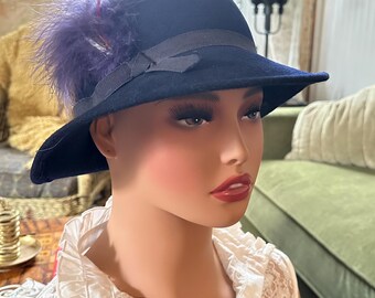 Vintage Jennifer Moore Wool Cloche Hat - Made in Italy - Etsy display picture 2