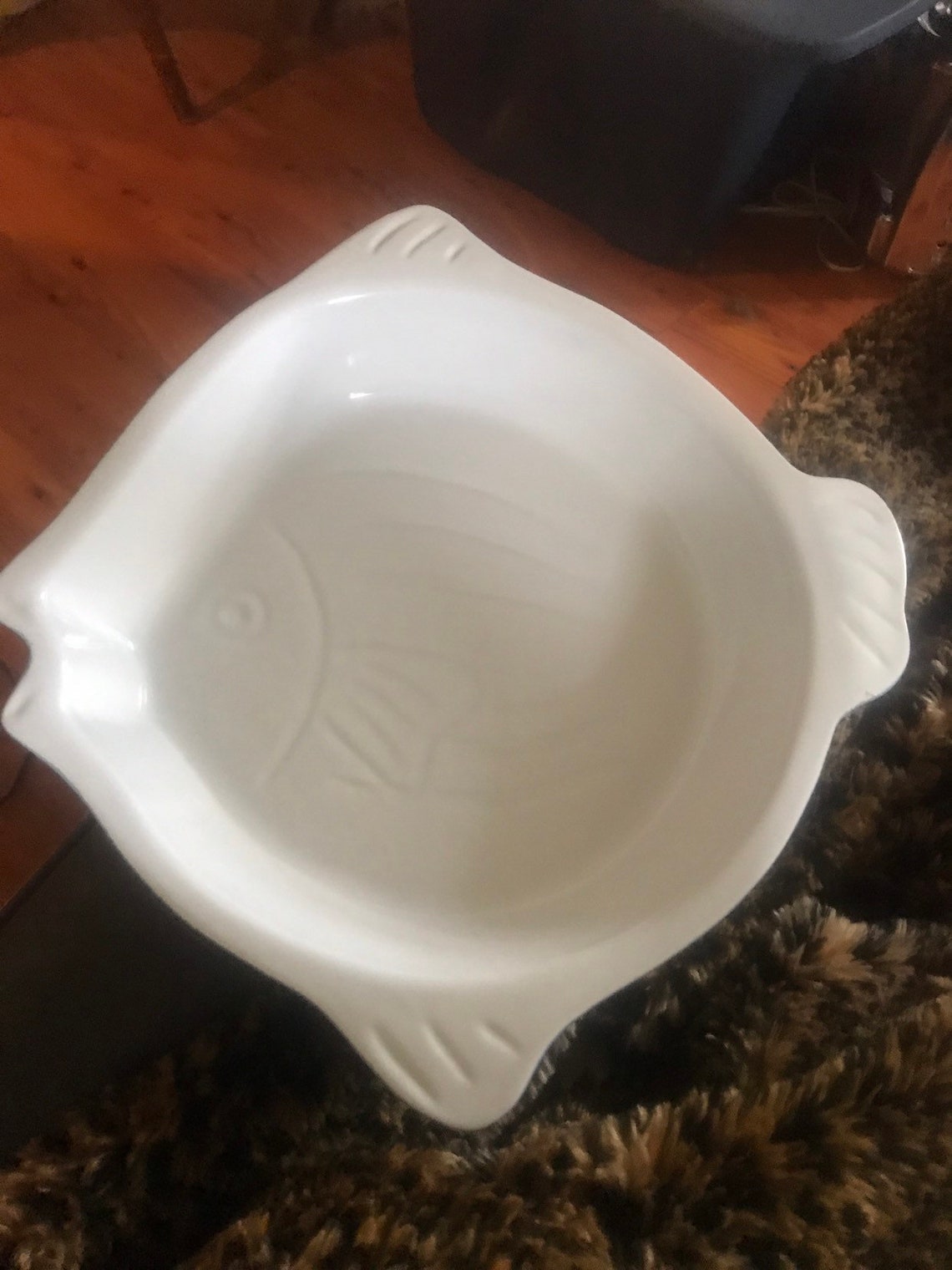 Deltis Pottery Fish Bakeware Made in Portugal Fish Dish Etsy UK