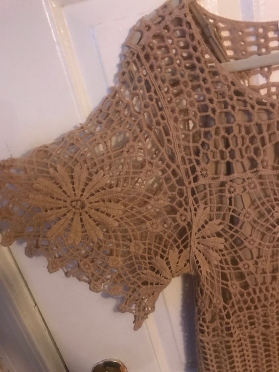Vintage Dress - Crocheted Dress in size XS from C… - image 5