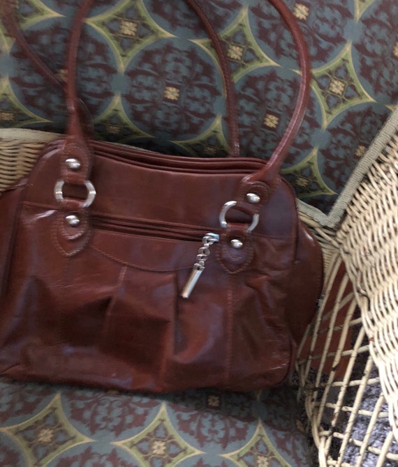 Giani Bernini Brown Leather Handbag