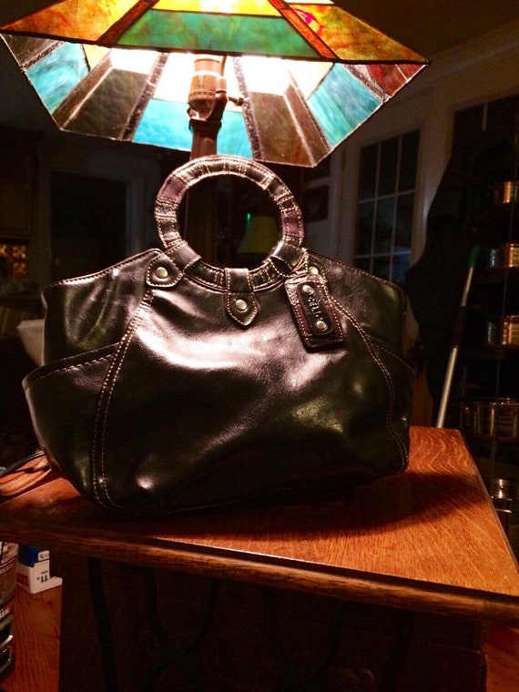 Vintage Purse - Classic Black Relic Handbag