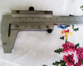 USSR Vintage Vernier Length/Diameter Measuring Tool, Vernier Caliper, Bead Jewelry Measuring Tool, Measuring Range USSR