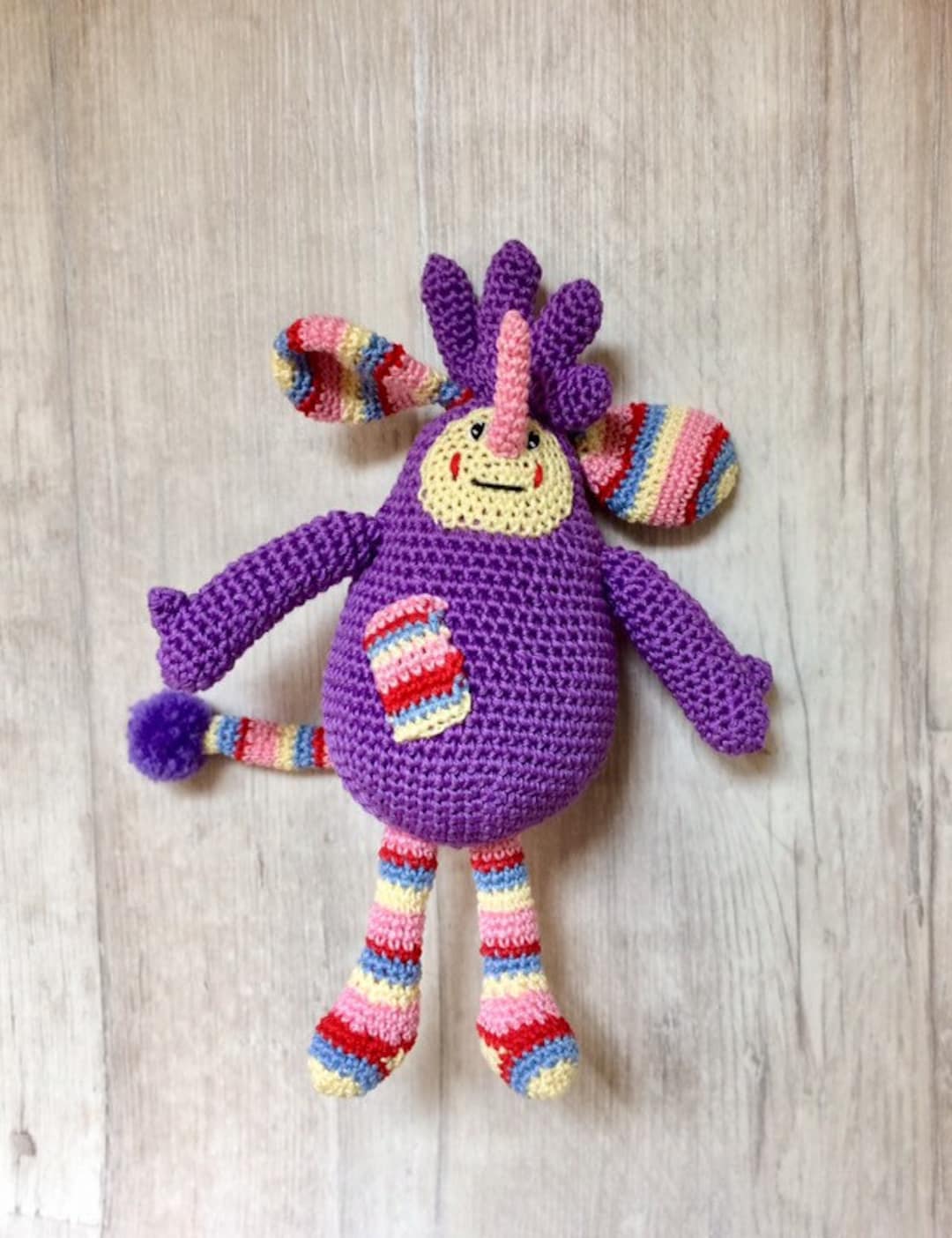 Bumbi personaje fantástico Rai yoyo amigurumi juguete de peluche