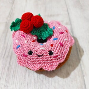 Amigurumi donut to hang, decorative donut, Christmas tree donut, tree decoration, home decoration, gift